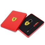 フェラーリ 雑貨 スクーデリア フェラーリ マラネロ ボールペン＆キーリング セット モータースポーツ Ferrari