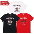 ミッレミリア Tシャツ クラシックカー Tシャツ 車 ウェア Mille Miglia