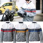 56デザイン メッシュジャケット レトロ ボーダー メッシュ パーカー バイク ウェア アウター 56design RETRO BORDER MESH PARKA