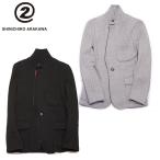 SHINICHIRO ARAKAWA フロントジップ スウェット テーラードジャケット ブラック グレー メンズ 細身 バレンタイン プレゼント ギフト