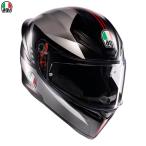 AGV K1 S JIST Asian Fit - LAP MATT BLACK/GREY/RED 18394007034