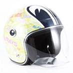 72JAM JET HELMET SPK-01 SP TADAO JET 「SP忠男 ジェットヘルメット キッズ」 イエロー/ブラック 目玉ヘルメット 4562286790687