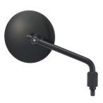 デイトナ 98795 ハイビジミラー ROUND ブラック／ロー M10正ネジ