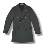PAOLONI PAOLONI Pao low ni двойной breast пальто жакет темно-синий 44 20081M