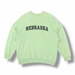 RAF SIMONS 21SS ARCHIVE REDUX SWEATER WITH NEBRASKA PRINT スウェット ネブラスカプリント トレーナー ラフシモンズ 01-130 グリーン 2 （259M）