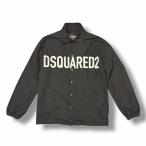 ショッピングディースクエアード 国内正規 参考上代131000円 DSQUARED2 23SS coach jacket コーチジャケット ブルゾン ディースクエアード S74AM1374 ブラック 42 （5522M）