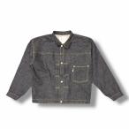 ショッピングII New Manual × GQ SHOP 25AW #029 WW II LV T-BACK JACKET RIGID GQSHOP別注 デニムジャケット ニューマニュアル × ジーキューショップ インディゴ F （5872M）