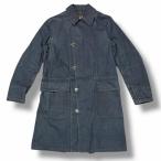  справка розничная цена 113400 иен RRL Indigo Fireman Coat fire - man пальто резина . RR L индиго XS (6468M)