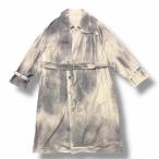 YOKE 23SS... специальный заказ SPRAY PRINTED TRENCH COAT тренчкот внешний yoke YK23SS0438C серый 2 (6859M)