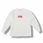 ショッピングsupreme Supreme シュプリーム 20AW Box Logo L/S Tee  ボックスロゴカットソー ロンT ホワイト XL 9041M