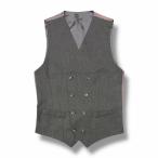 DOLCE&GABBANA ドルチェアンドガッバーナ Black Vest Waistcoat  ベスト ジレ ダブル G7531T ブラック 44 9910M