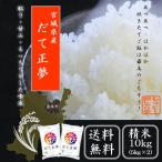 令和5年産　米10kg　  宮城県  だて正夢10ｋｇ（5ｋｇ×2） ブランド米 送料無料