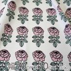ショッピングマリメッコ マリメッコ 生地 幅約70cm×20cm以上の10cm単位 VIHKIRUUSU UNBLEACHED COTTON/PINK おためし生地【店頭受取も可 吹田】