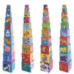 ジェコ 10段積み重ねボックス 10ファニーブロックス（12カ月から）【店頭受取も可 吹田】