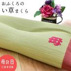 枕 母の日 プレゼント い草枕 50×30cm 日本製 おふくろの枕 母 低反発ウレタンチップ くぼみ 快眠枕 無料ギフトラッピング