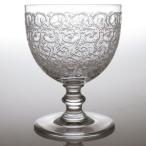 オールド バカラ グラス ● ローハン ワイン グラス 蔓草文様 7cm アンティーク クリスタル Rohan