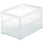  Trusco Nakayama TRUSCO тонкий складной контейнер skeru50L прозрачный TSK-O50B-TM кейс для хранения место хранения box 
