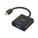 ICZI Mini Displayport VGA アダプタ ミニディスプレイポート（Thunderbolt ） - VGA 出力 PC プロジェク