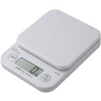 ネコポス便送料無料☆代引き・同梱不可☆タニタ デジタルクッキングスケール 2kg/1g ホワイト KF-200-WH キッチンスケール 計量 はかり