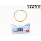 K18ki разделение плоский ножной браслет зеркало cut 20.6g 18 золотой желтое золото 750 YG[ б/у ] ювелирные изделия 