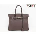 ショッピングHERMES エルメス HERMES バーキン 30 トゴ ショコラ □L 刻印 2008年 シルバー金具 トート バッグ 美品 バッグ ハンドバッグ