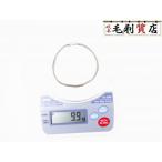 K18ki разделение плоский ножной браслет 12 поверхность Triple 9.9g 12 men Triple K18 белое золото 750 WG [ б/у ] ювелирные изделия 