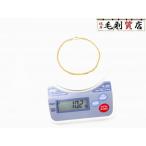 K18ki разделение плоский ножной браслет 8 поверхность Triple 10.2g 8 men Triple 18 золотой желтое золото 750 YG [ б/у ] ювелирные изделия 