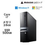 mouse SH-I7U01 Core i7-14700 16GB メモリ 500G