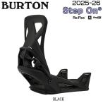 ショッピングバートン 予約 バートン ステップオン BURTON STEP ON BLACK スノーボード ビンディング 25-26-BD-BTN