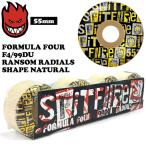 spito fire Wheel SPITFIRE WHEELS FORMULA FOUR F4/99DU RANSOM RADIALS SHAPE NATURAL 55mm 4 шт. комплект радиальный Shape 