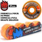 spito fire Wheel SPITFIRE WHEELS FORMULA FOUR F4/99DU CONICAL FULL SHAPE ORANGE 56mm 4 шт. комплект конический полный Shape 