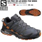 サロモン SALOMON XA PRO 3D v8 GTX WIDE Ebony/Car アウトドアシューズ