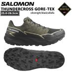 登山靴トレラン 靴 SALOMON サロモン THUNDERCROSS GTX olivenight/black/alfalfa サンダークロスGTX