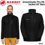 マムート MAMMUT イノミナータ　プロMLジャケット Innominata Pro ML Jacket AF Men フリースジャケット カラー：black