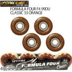  скейтборд Wheel SPITFIRE WHEELSspito fire FORMULA FOUR F4 99DU CLASSIC 53 ORANGE 4 шт set SK8spito fire - Classic 