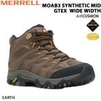 ショッピングメレル メレル モアブ3  MERRELL MOAB3 SYNTHETIC MID GORE-TEX   WIDE WIDTH EARTH