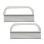 2762 パネルフレーム用差込取手 オフホワイト【光モール】