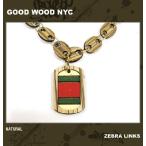 ■GOOD WOOD NYC[グッドウッドエヌワイシー] ZEBRA LINKS / ナチュラル*GOOD WOOD NYC/good wood nyc/グッドウッド