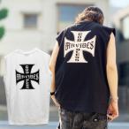  все 2 цвет MRV by Mr.vibes безрукавка футболка IRON CROSS NO SLEEVE Tee оригинал белый WHITE черный чёрный BLACK