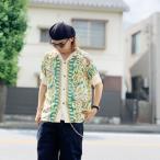 サンサーフ SUN SURF アロハシャツ ハワイアンシャツ RAYON HAWAIIAN S/S SHIRT “FLOWER FIELD BORDER” 半袖 レーヨン オフホワイト 白 Lot No. SS39430