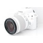 ショッピングEOS Canon キヤノン EOS Kiss X7 ホワイト レンズキット 32GBSDカード付き iPhone転送 ショット数5451回