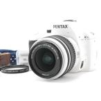 PENTAX ペンタックス K-x ホワイト レンズキット 新品SD32GB付き iPhone転送