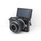 ショッピングオリンパス OLYMPUS オリンパス PEN E-PL5 ブラック レンズキット 32GBSDカード付き iPhone転送 ショット数6019回