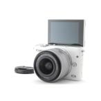 Canon キヤノン EOS M10 ホワイト レンズキット 新品SD32GB付き