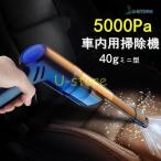 車内用掃除機 パワーブラシ 車載用 掃除機 シガーソケット電力 サイクロン 強力吸引 5000Pa 軽量 スポット掃除 隙間 すき間 車内 小型 便利 車用品