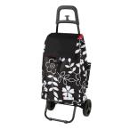 rep(Rep) Cocoro(ko*koro) покупка Cart цветок Cart комплект черный 40L багаж крюк цветочный принт складной poke