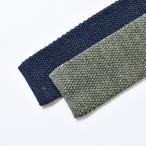 BREUER (ブリューワー) Silk×Linen Knit tie シルクリネンニットタイ