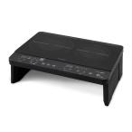 IRIS OHYAMA 2口IHコンロ 脚付 IHK-W13S-B （ブラック） 据置き型IH