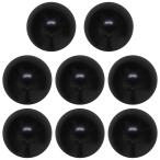 NASKA 目玉ボタン 8mm 黒 8個入り 7202