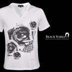 BlackVariaTシャツ薔薇バ...